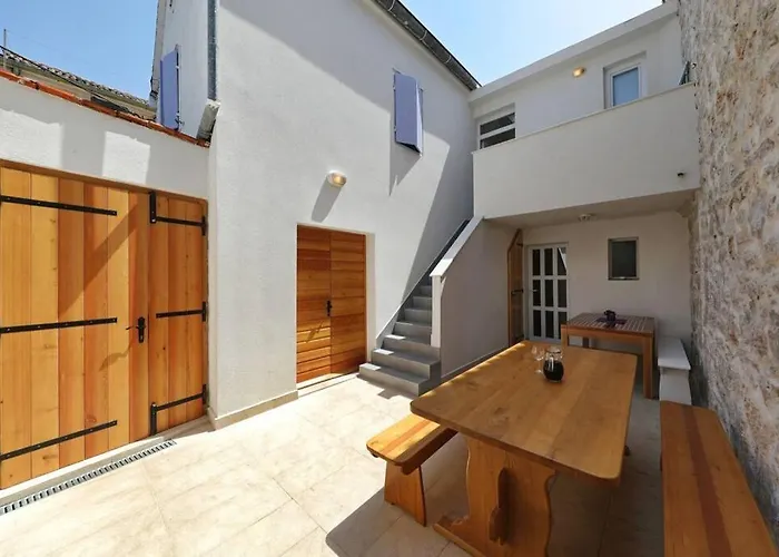 Stone House In The Center Of Town